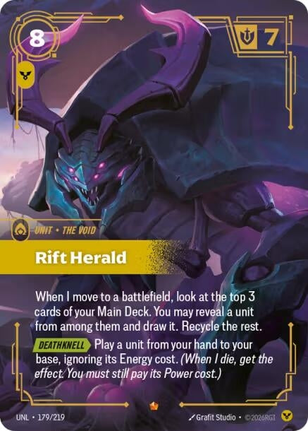 Image for Rift Herald (179/219) (Unleashed) - Riftbound: League of Legends Trading Card Game
