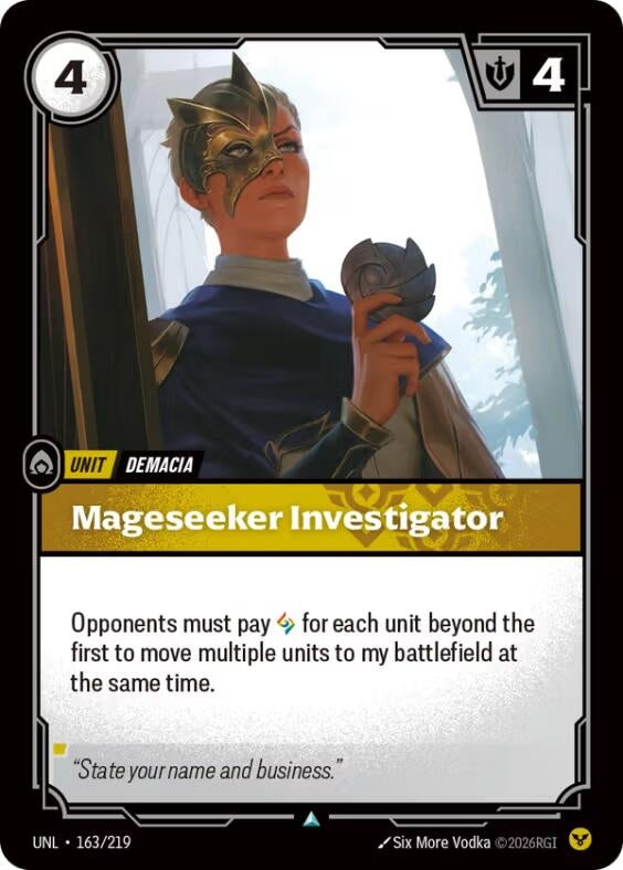 Image for Mageseeker Investigator (163/219) (Unleashed) - Riftbound: League of Legends Trading Card Game