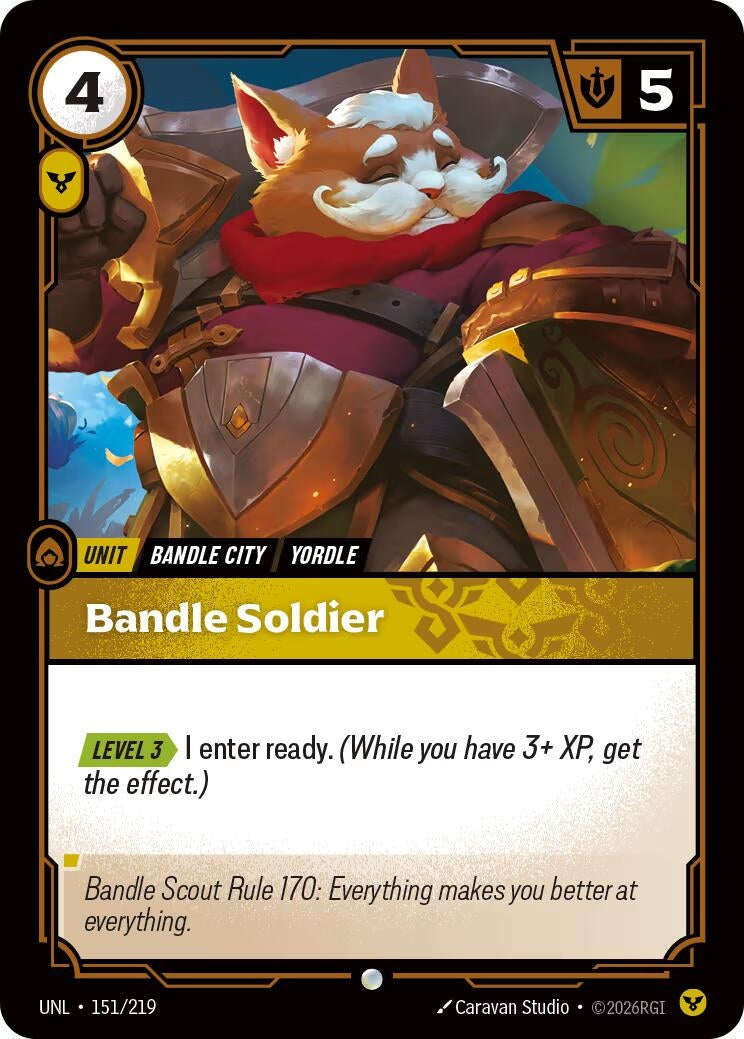 Image for Bandle Soldier (151/219) (Unleashed) - Riftbound: League of Legends Trading Card Game