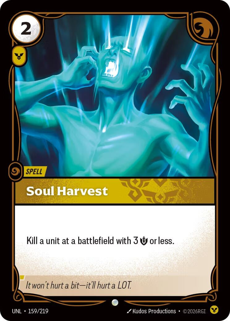 Image for Soul Harvest (159/219) (Unleashed) - Riftbound: League of Legends Trading Card Game
