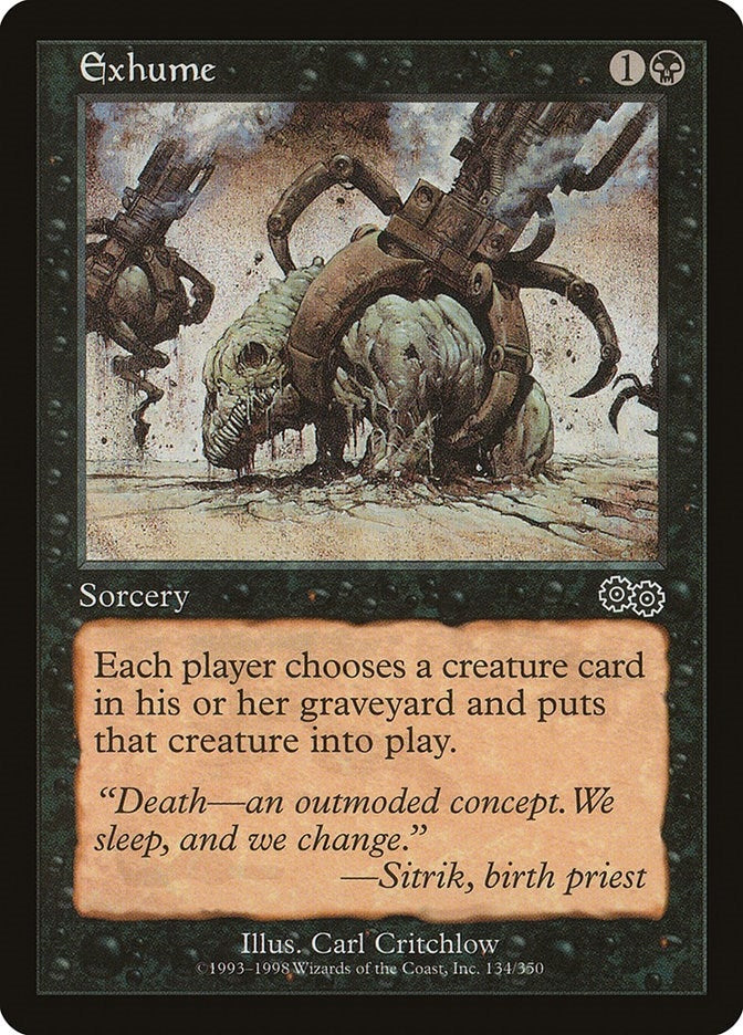 Exhume (134) (Urza's Saga)