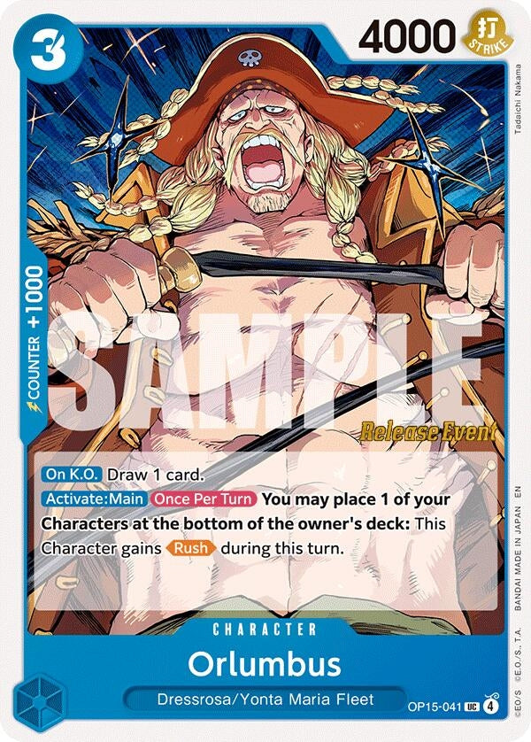 Image for Orlumbus (OP15-041) (Adventure on Kami's Island Release Event Cards) (OP15 RE) - One Piece Card Game