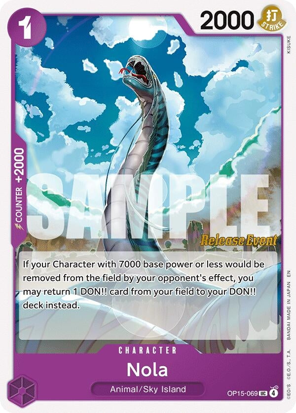 Image for Nola (OP15-069) (Adventure on Kami's Island Release Event Cards) (OP15 RE) - One Piece Card Game