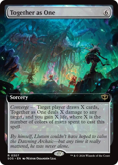Together as One (Extended Art) (307) (Secrets of Strixhaven)