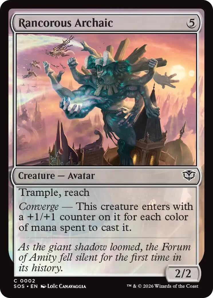Image for Rancorous Archaic (2) (Secrets of Strixhaven) - Magic: The Gathering