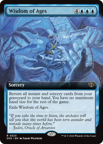 Wisdom of Ages (Extended Art) (323) (Secrets of Strixhaven)