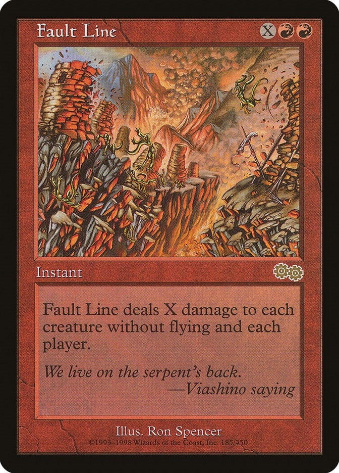 Fault Line (185) (Urza's Saga)