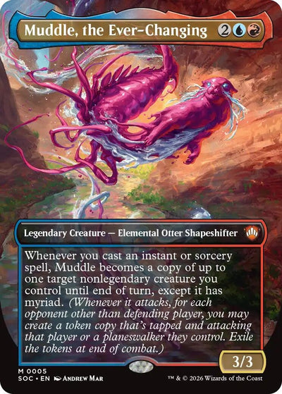 Muddle, the Ever-Changing (Borderless) (5) (Secrets of Strixhaven)
