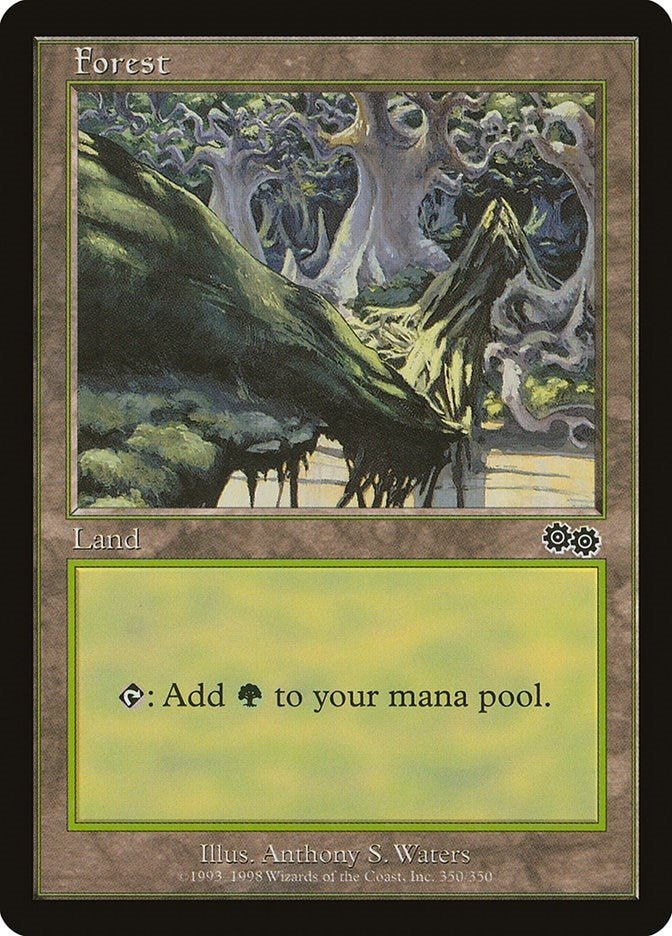 Forest (350) (350) (Urza's Saga)