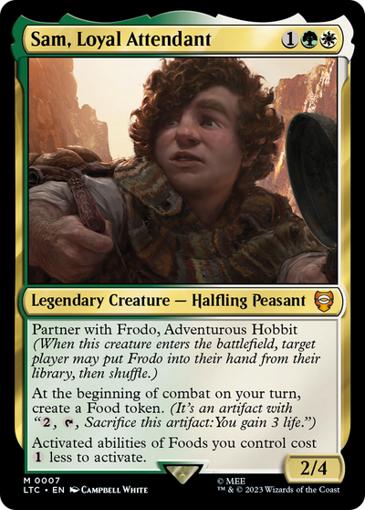 Sam, Loyal Attendant (LTC-007) - Tales of Middle-earth Commander