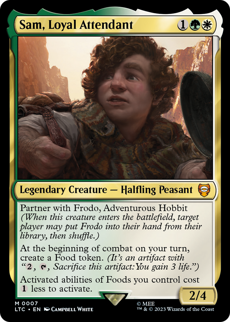 Sam, Loyal Attendant (LTC-007) - Tales of Middle-earth Commander