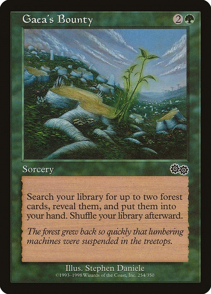 Gaea's Bounty (254) (Urza's Saga)
