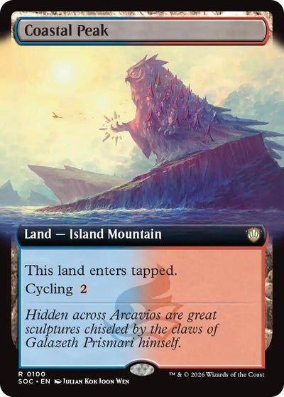 Coastal Peak (Extended Art) (100) (Secrets of Strixhaven)