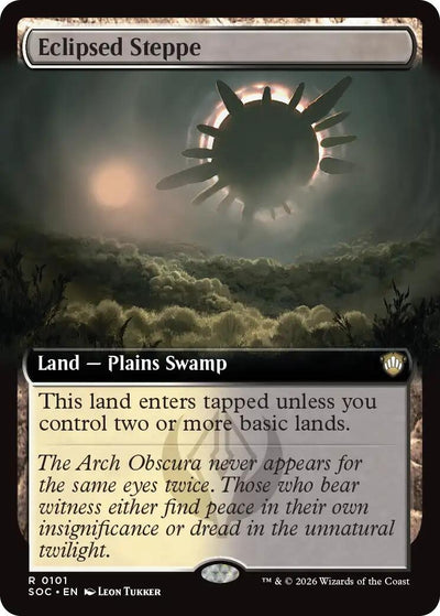 Eclipsed Steppe (Extended Art) (101) (Secrets of Strixhaven)