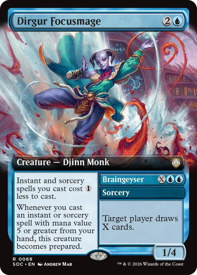 Dirgur Focusmage (Extended Art) (68) (Secrets of Strixhaven)