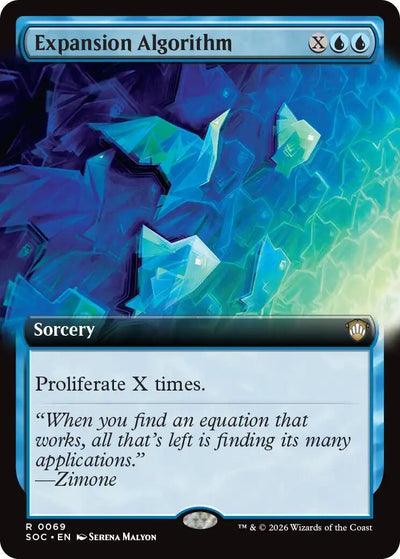 Expansion Algorithm (Extended Art) (69) (Secrets of Strixhaven)