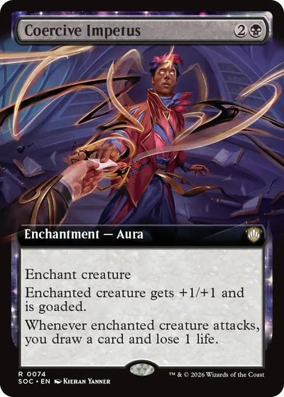 Coercive Impetus (Extended Art) (74) (Secrets of Strixhaven)