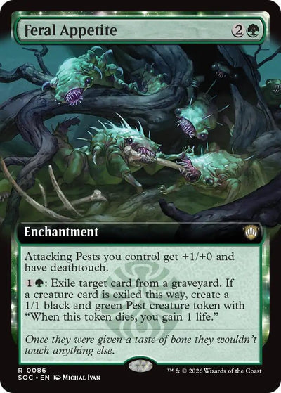 Feral Appetite (Extended Art) (86) (Secrets of Strixhaven)