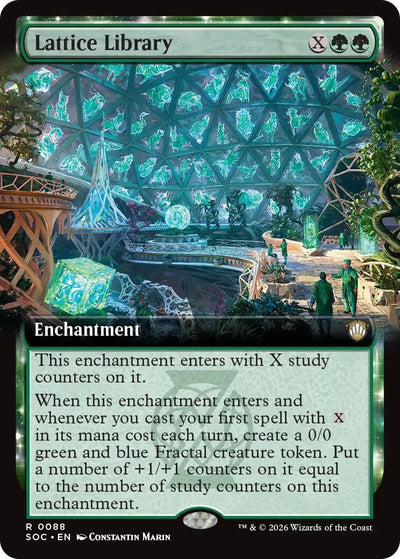 Lattice Library (Extended Art) (88) (Secrets of Strixhaven)