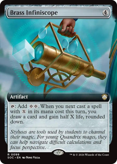 Brass Infiniscope (Extended Art) (99) (Secrets of Strixhaven)