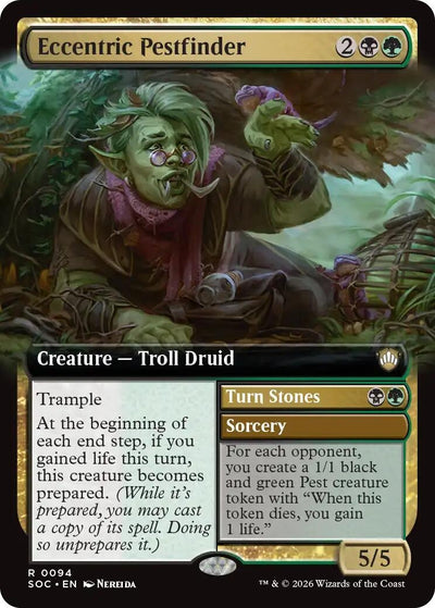 Eccentric Pestfinder (Extended Art) (94) (Secrets of Strixhaven)