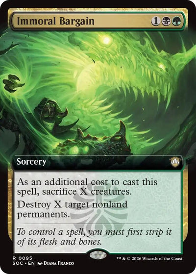 Immoral Bargain (Extended Art) (95) (Secrets of Strixhaven)