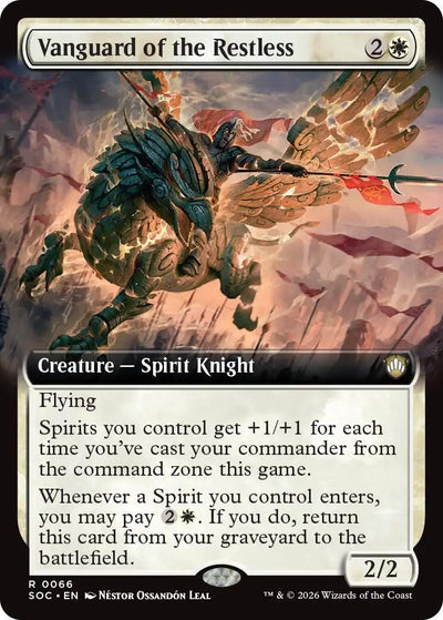 Vanguard of the Restless (Extended Art) (66) (Secrets of Strixhaven)