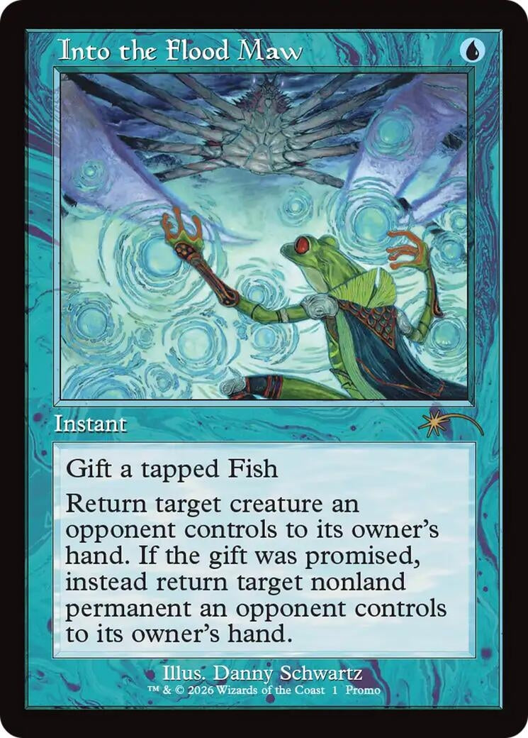 Image for Into the Flood Maw (Retro Frame) (1) (WPN & Gateway Promos) - Magic: The Gathering