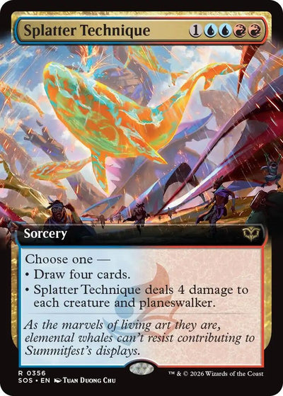Splatter Technique (Extended Art) (356) (Secrets of Strixhaven)