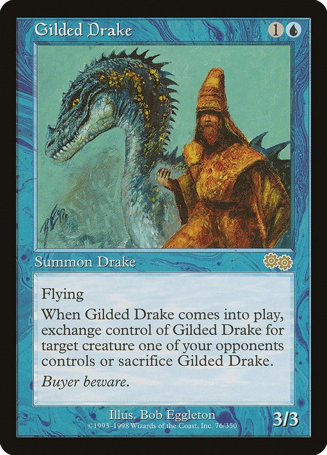 Gilded Drake (76) (Urza's Saga)