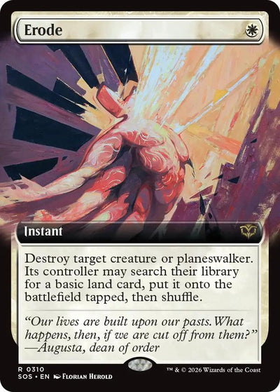 Erode (Extended Art) (310) (Secrets of Strixhaven)