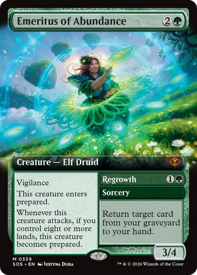 Emeritus of Abundance (Extended Art) (339) (Secrets of Strixhaven)
