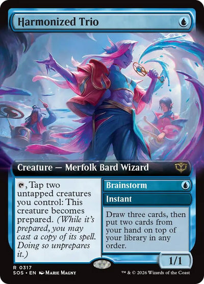 Harmonized Trio (Extended Art) (317) (Secrets of Strixhaven)