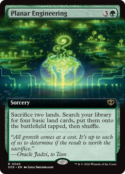 Planar Engineering (Extended Art) (340) (Secrets of Strixhaven)