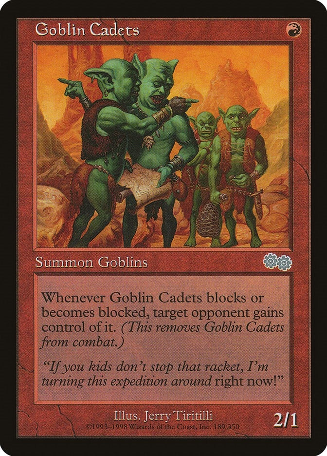 Goblin Cadets (189) (Urza's Saga)