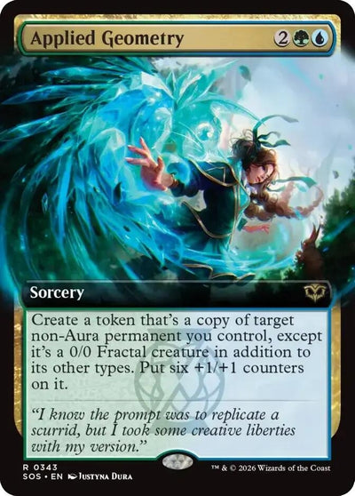 Applied Geometry (Extended Art) (343) (Secrets of Strixhaven)