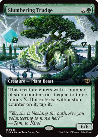 Slumbering Trudge (Extended Art) (341) (Secrets of Strixhaven)