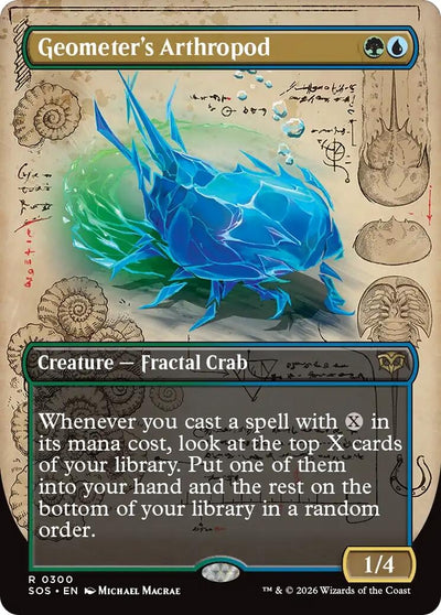 Geometer's Arthropod (Borderless) (300) (Secrets of Strixhaven)