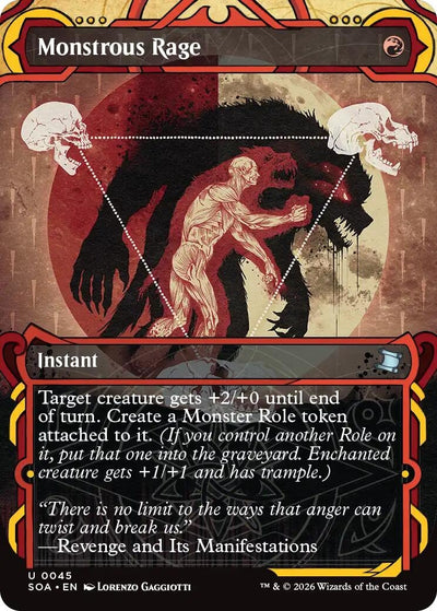 Monstrous Rage (45) (Secrets of Strixhaven: Mystical Archive)
