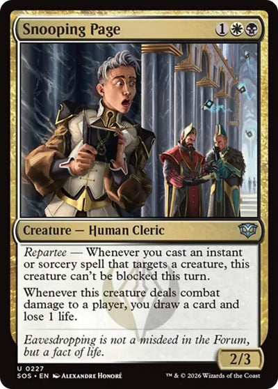 Snooping Page (227) (Secrets of Strixhaven)