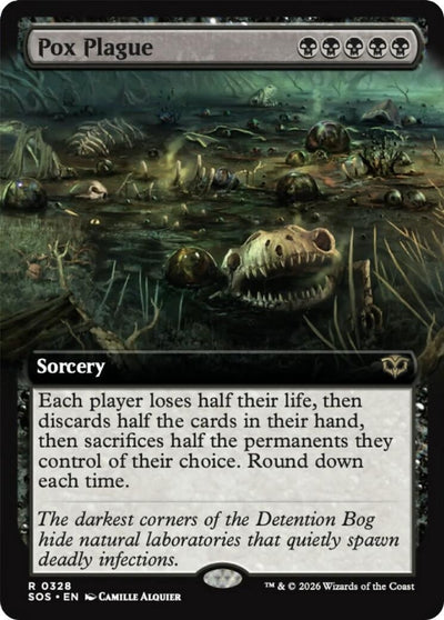 Pox Plague (Extended Art) (328) (Secrets of Strixhaven)