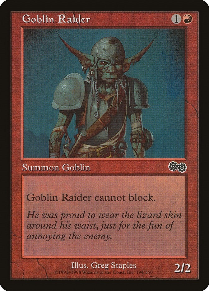 Goblin Raider (194) (Urza's Saga)