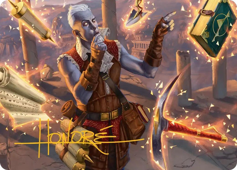 Image for Dig Site Inventory Art Card (Gold-Stamped Signature) (2) (Art Series: Secrets of Strixhaven) - Magic: The Gathering