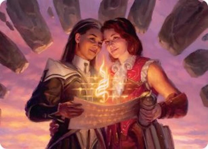 Image for Joined Researchers Art Card (5) (Art Series: Secrets of Strixhaven) - Magic: The Gathering