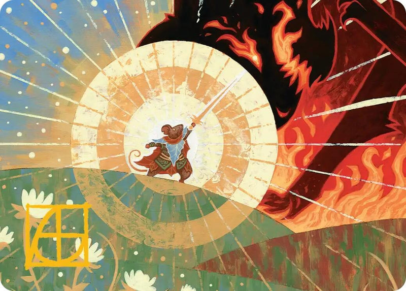 Image for Repel Calamity Art Card (Gold-Stamped Signature) (43) (Art Series: Secrets of Strixhaven) - Magic: The Gathering