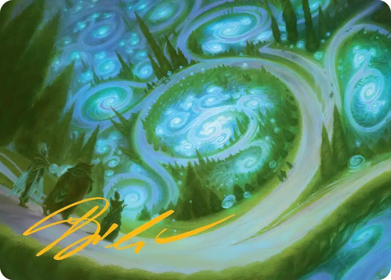 Image for Mathemagics Art Card (Gold-Stamped Signature) (8) (Art Series: Secrets of Strixhaven) - Magic: The Gathering