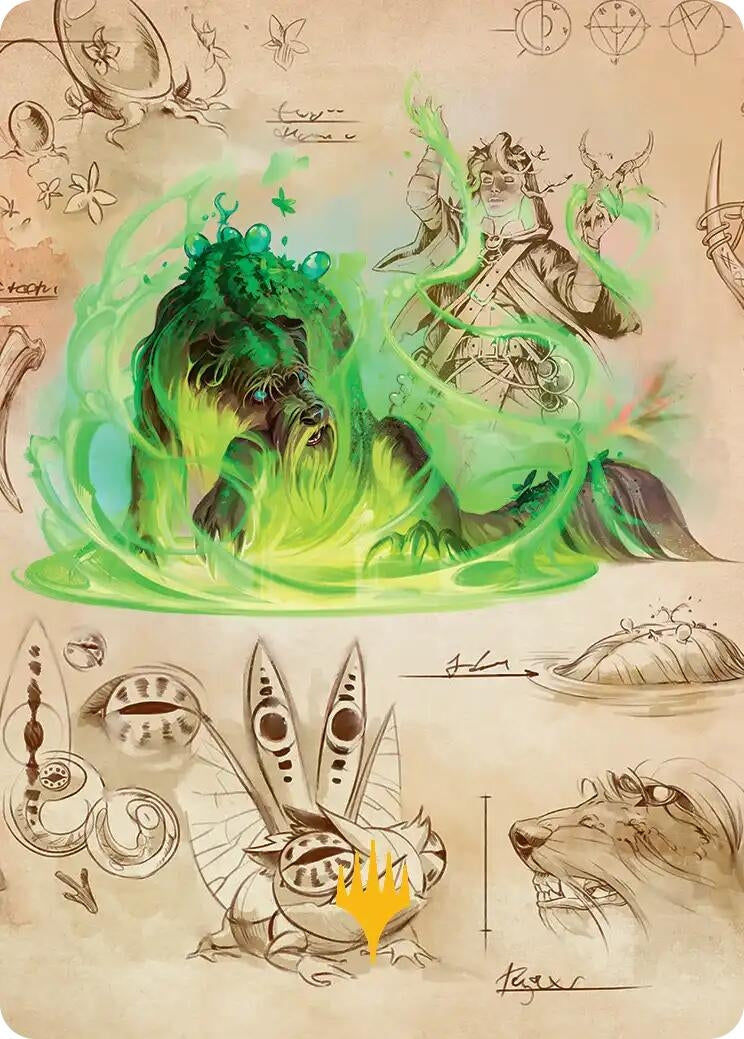Image for Germination Practicum Art Card (Gold-Stamped Planeswalker Symbol) (32) (Art Series: Secrets of Strixhaven) - Magic: The Gathering