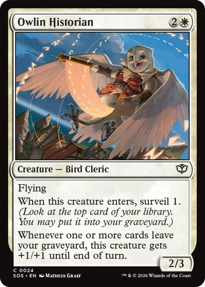Owlin Historian (24) (Secrets of Strixhaven)