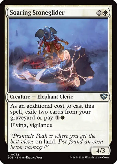 Soaring Stoneglider (32) (Secrets of Strixhaven)
