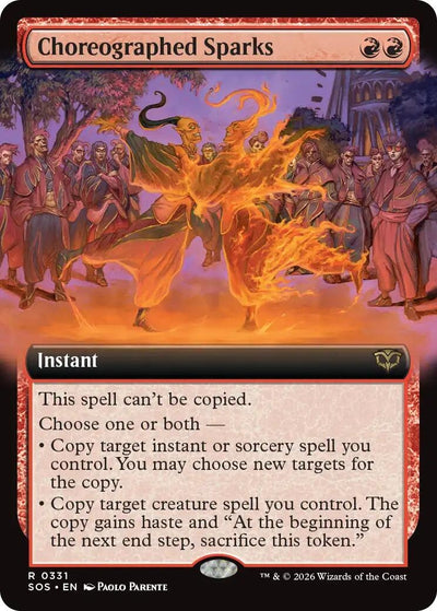 Choreographed Sparks (Extended Art) (331) (Secrets of Strixhaven)